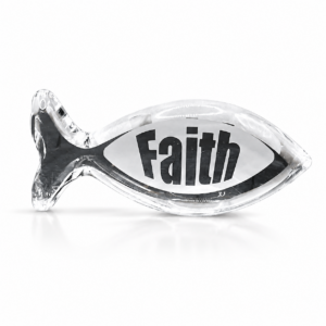 Inspirational Christian Fish Crystal Glass Plaques – Faith-Based Desk Signs & Christian Home Décor Gifts