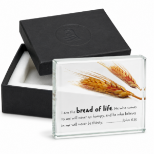 Inspirational Crystal Glass Plaques with Faith-Based Messages – Christian Desk Signs for Home, Office & Ministry