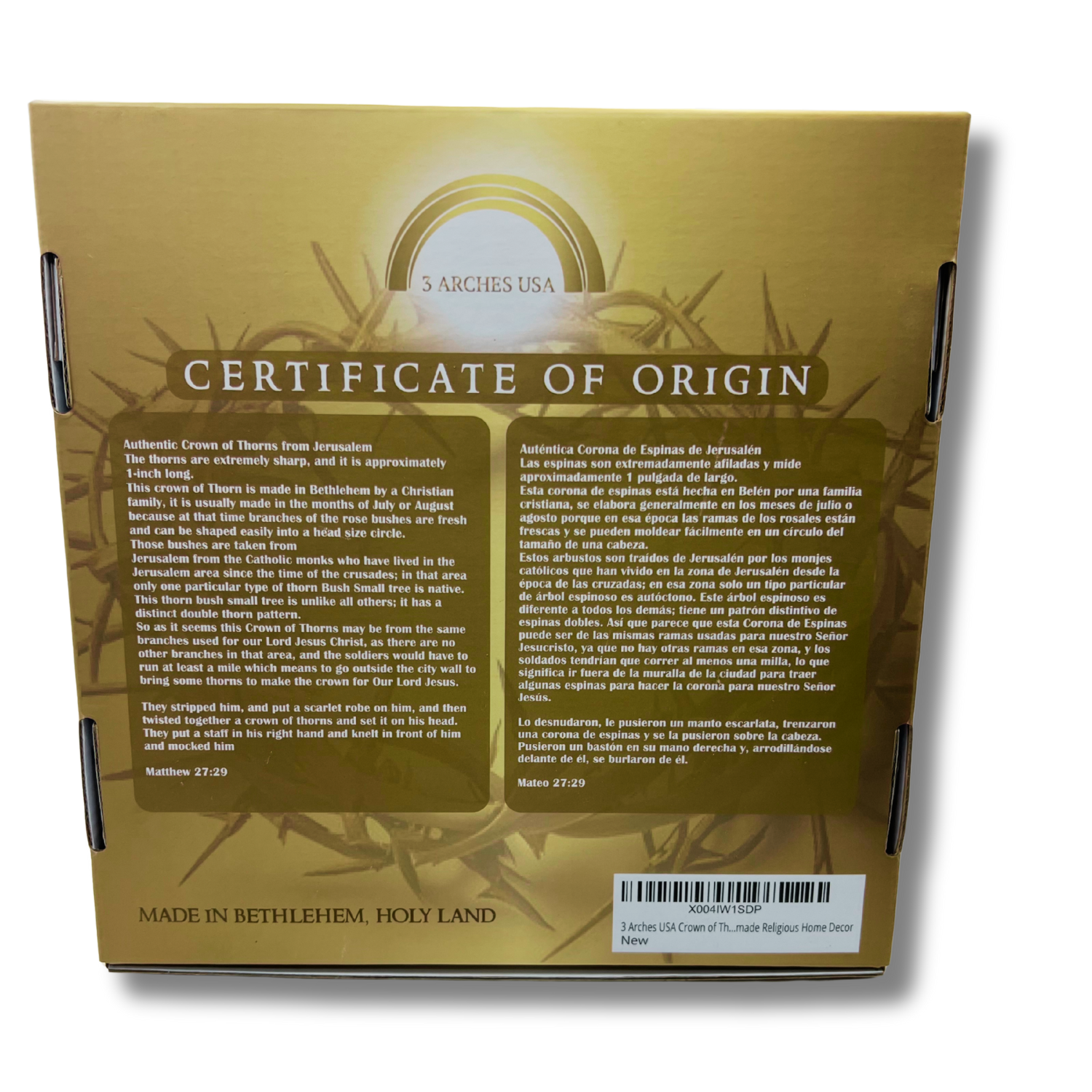 Crown Of Thorns From The Holy Land of Bethlehem - Image 6