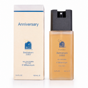 Bethlehem 2000 Cologne for Men in a 3.4 fl oz (100 ml) bottle, created to commemorate the Bethlehem 2000 Project with a timeless Holy Land-inspired fragrance and elegant masculine scent.