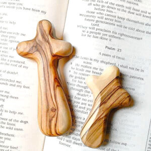 2 wooden crosses
