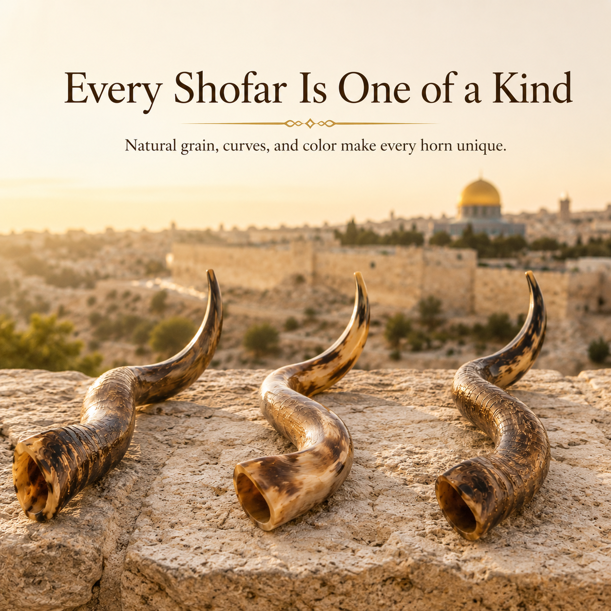Yemenite Shofar from Israel – Authentic Kudu Horn Shofar, Handcrafted in Israel, Available in Sizes - Image 4