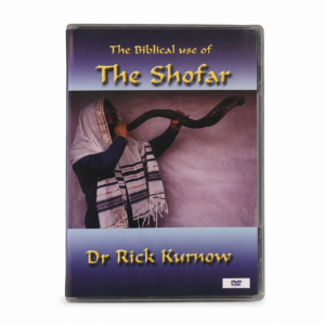 The Biblical Use of the Shofar educational DVD taught by Dr. Rick Kurnow, covering the history, biblical significance, traditional sounds, proper blowing techniques, and care of the shofar in a 45-minute professionally filmed presentation.