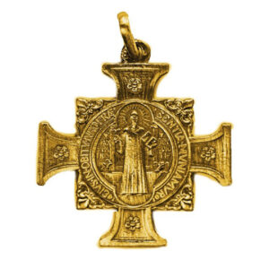 saint benedict gold cross