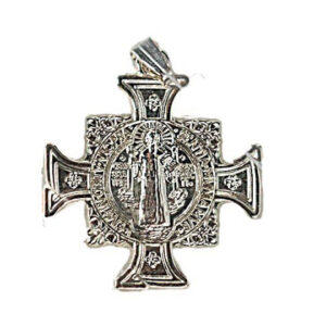 saint benedict silver cross