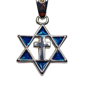 star of david pendant witha cross