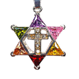 star of david pendant with a cross