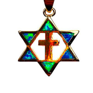 star of david with a cross in the center