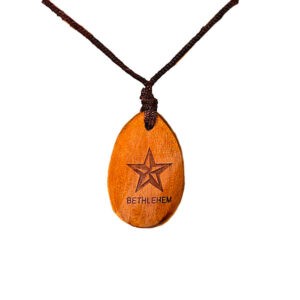 wood bethlehem pendant