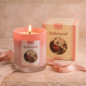 Spikenard Magdalena Scented Natural Soy Classic Candle- Home Scented Jar Candle Gift, 8 Ounce