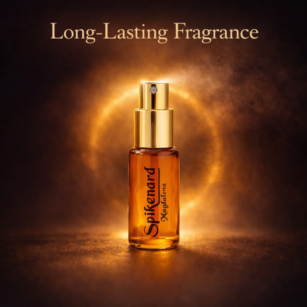 Spikenard Magdalena 20ml perfume featuring a long-lasting fragrance inspired by ancient biblical oils.