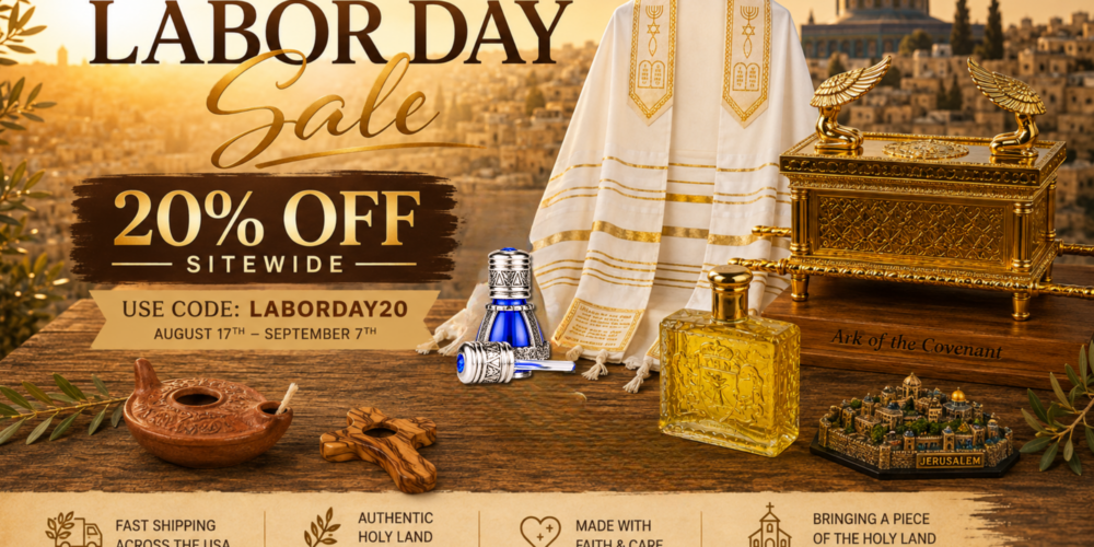 3 Arches USA Labor Day Sale – 20% Off Holy Land Gifts