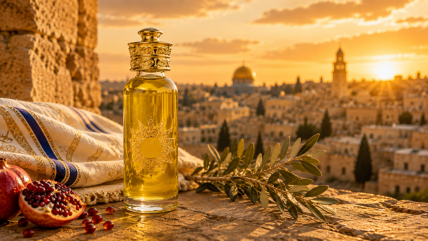 Pomegranate anointing oil inspired by the Holy Land